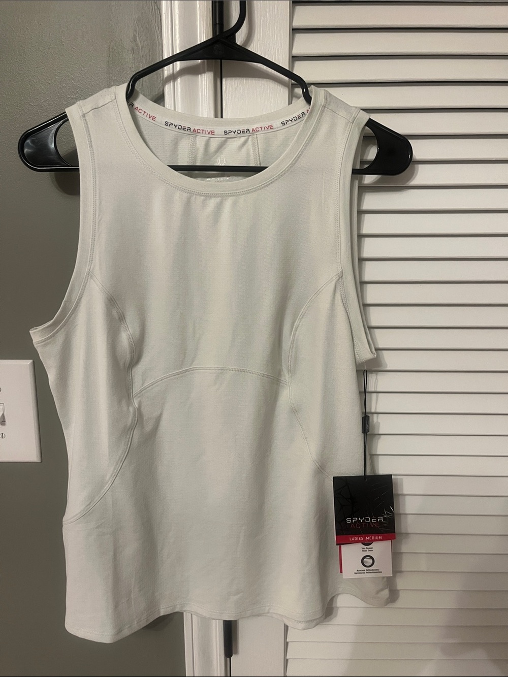 White Spyder Active Women's Athletic Tank Top